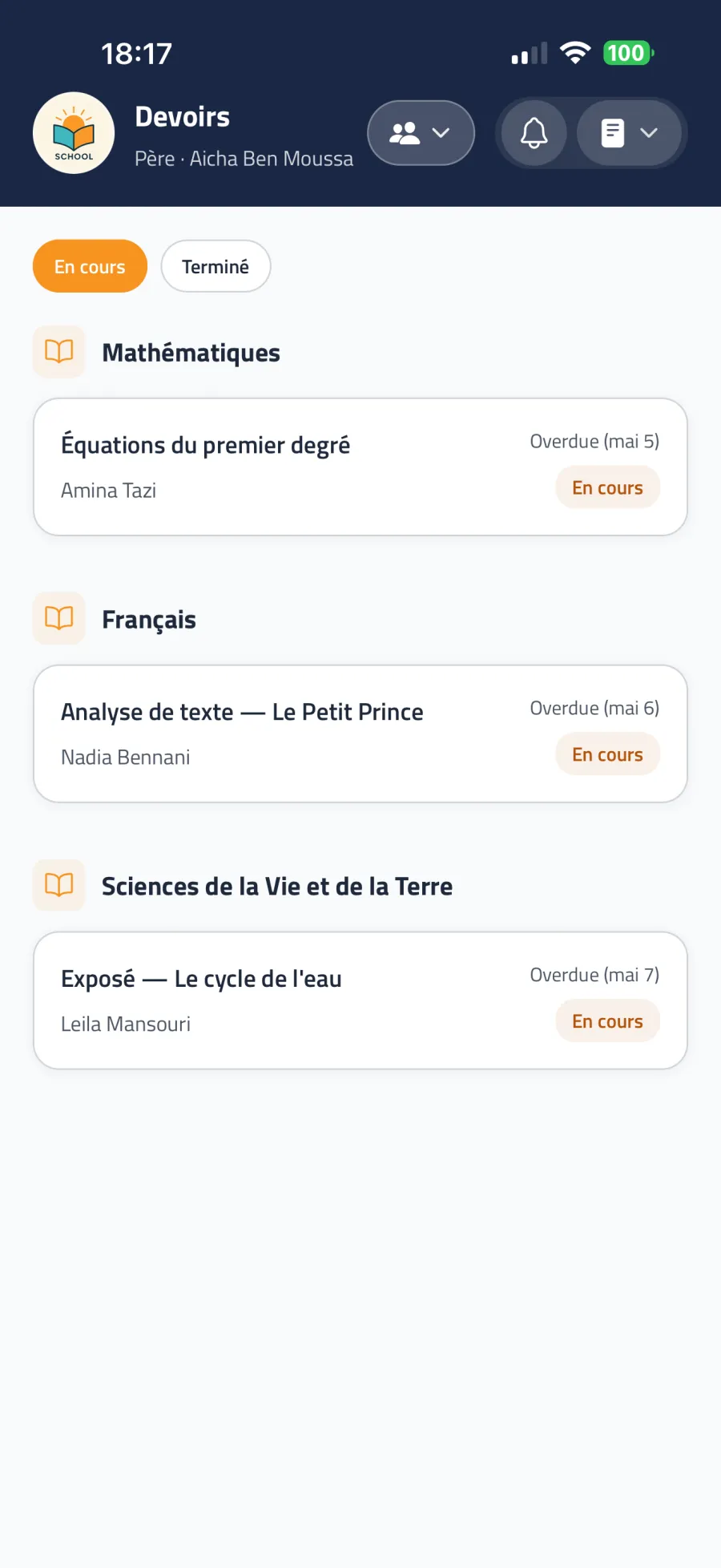 Devoirs
